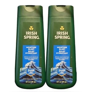 (2) Irish Spring Men's Moisture Blast Body Wash, 20 oz